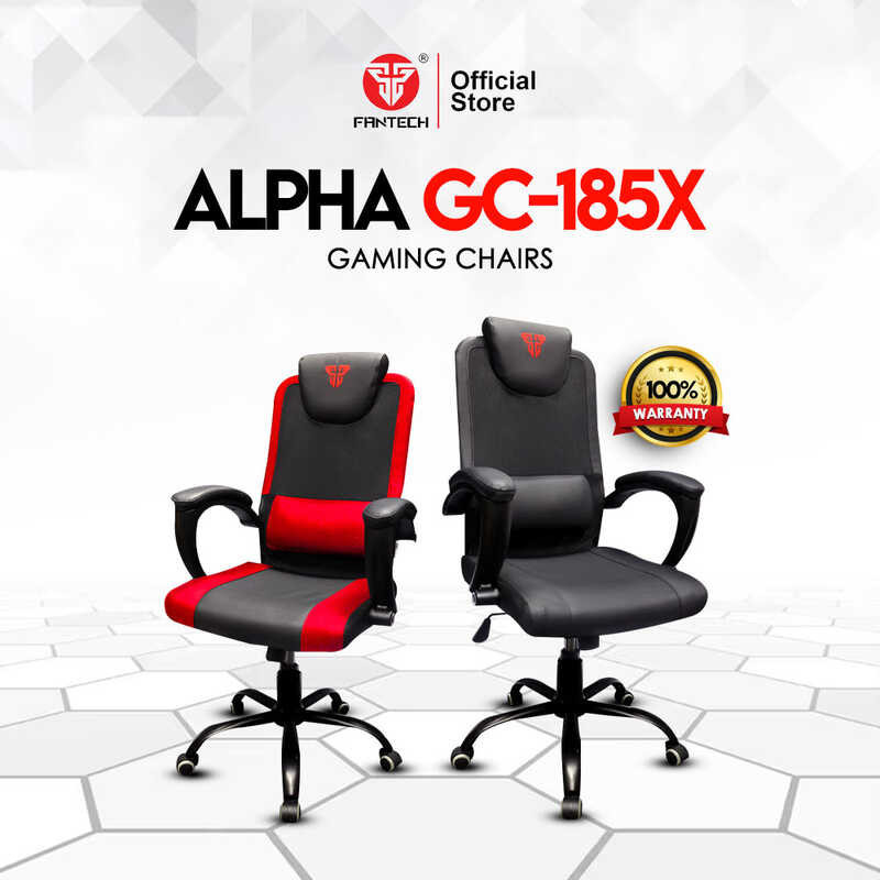 Gc 185X Fantech Alpha Gaming Comfortable Chair For Computer Black Red Shopee Philippines