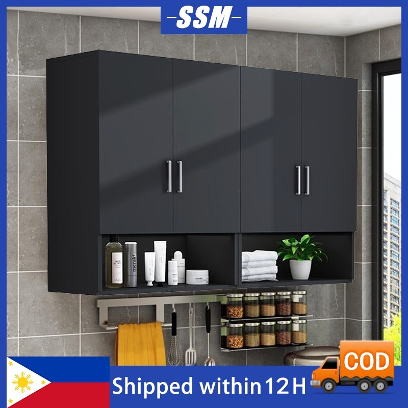thickening】Kitchen Wooden Wall Hanging Cupboard