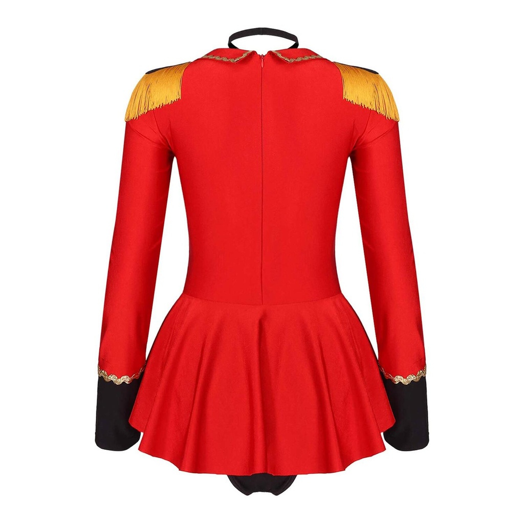 Mulheres Circo Ringmaster Cosplay Traje Tema De Halloween Festa Masquerade Showman Roupas Sem Mangas Recorte Contornado Bodysuit