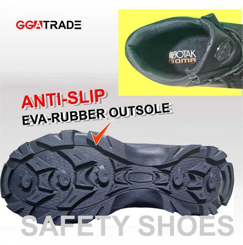 GOMA BOTAK BFP OFFICIAL SAFETY SHOES for MEN AND WOMEN by GGA TRADE WO