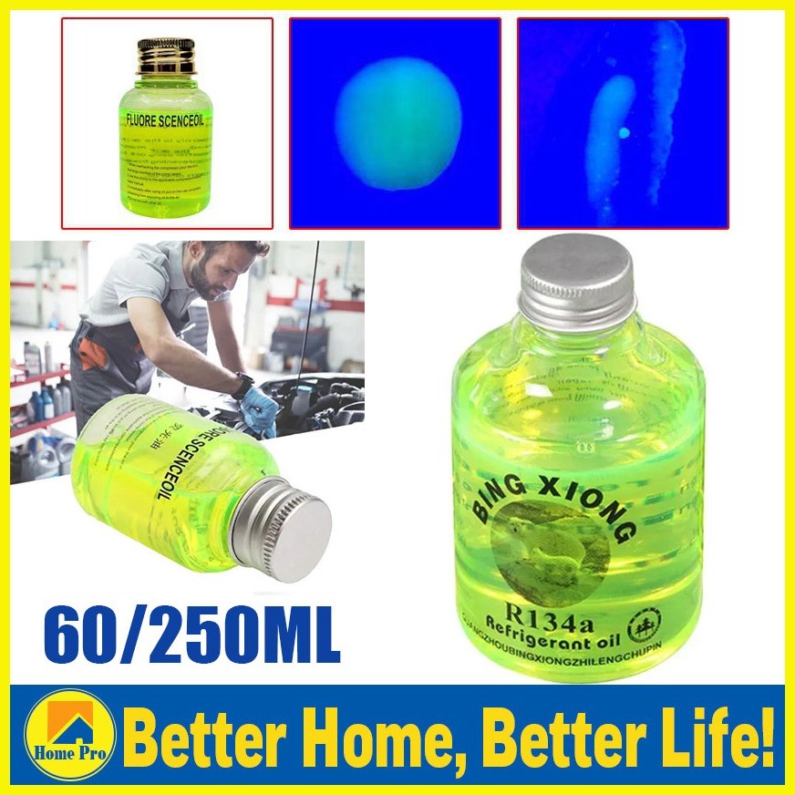 134A Refrigerant Oil Leak Detector Test UV Dye Agent Automotive Leak