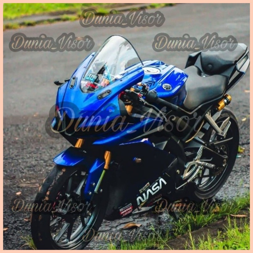 ♀ Windshield R15 V3 FULL JENONG+Rubber LIST. Visor R15 V3 JENONG. Visor ...