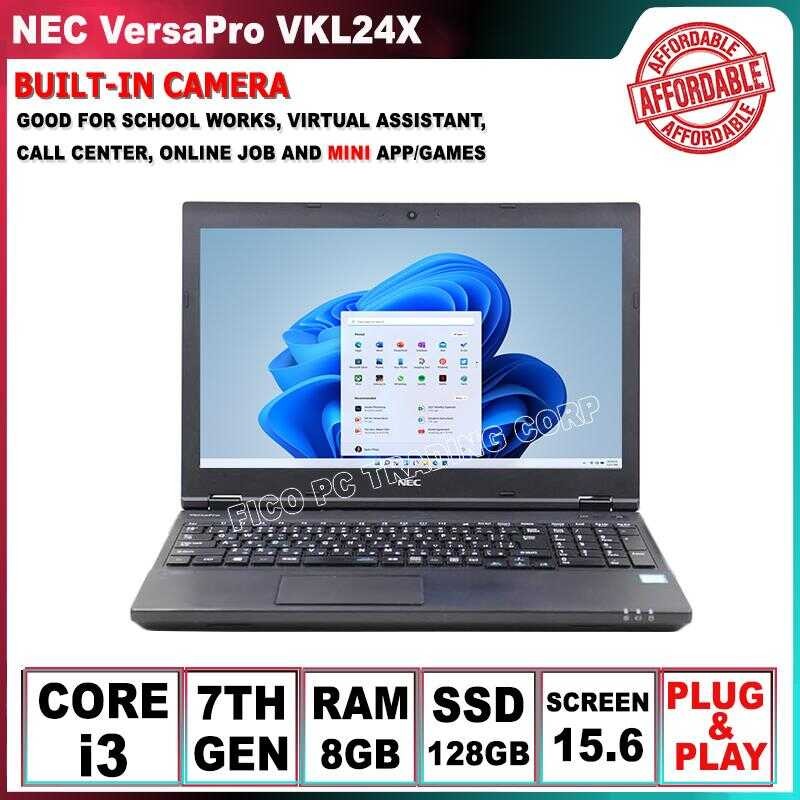 Nec Versapro Vkl24x 15 6 Inches Core I3 7th Gen 8gb Ram Memory 128gb