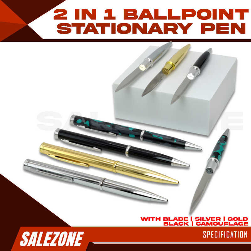 Salezone - 2 In 1 Ballpen With Cutter Ballpoint Pen Knife For Office ...