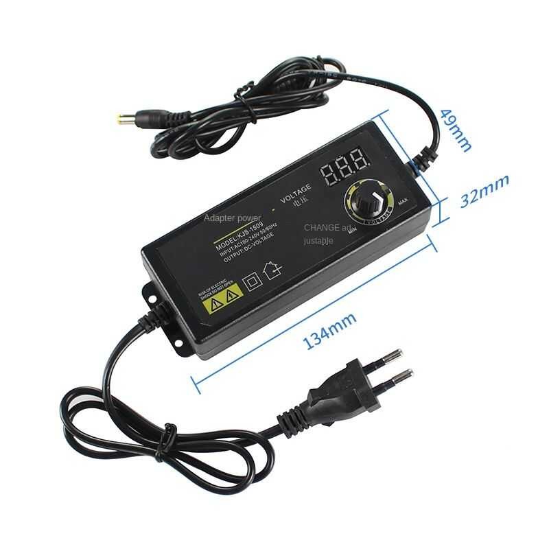 AC DC Adjustable Adapter Source High Voltage Transformer 3V 5V 12V 24V ...