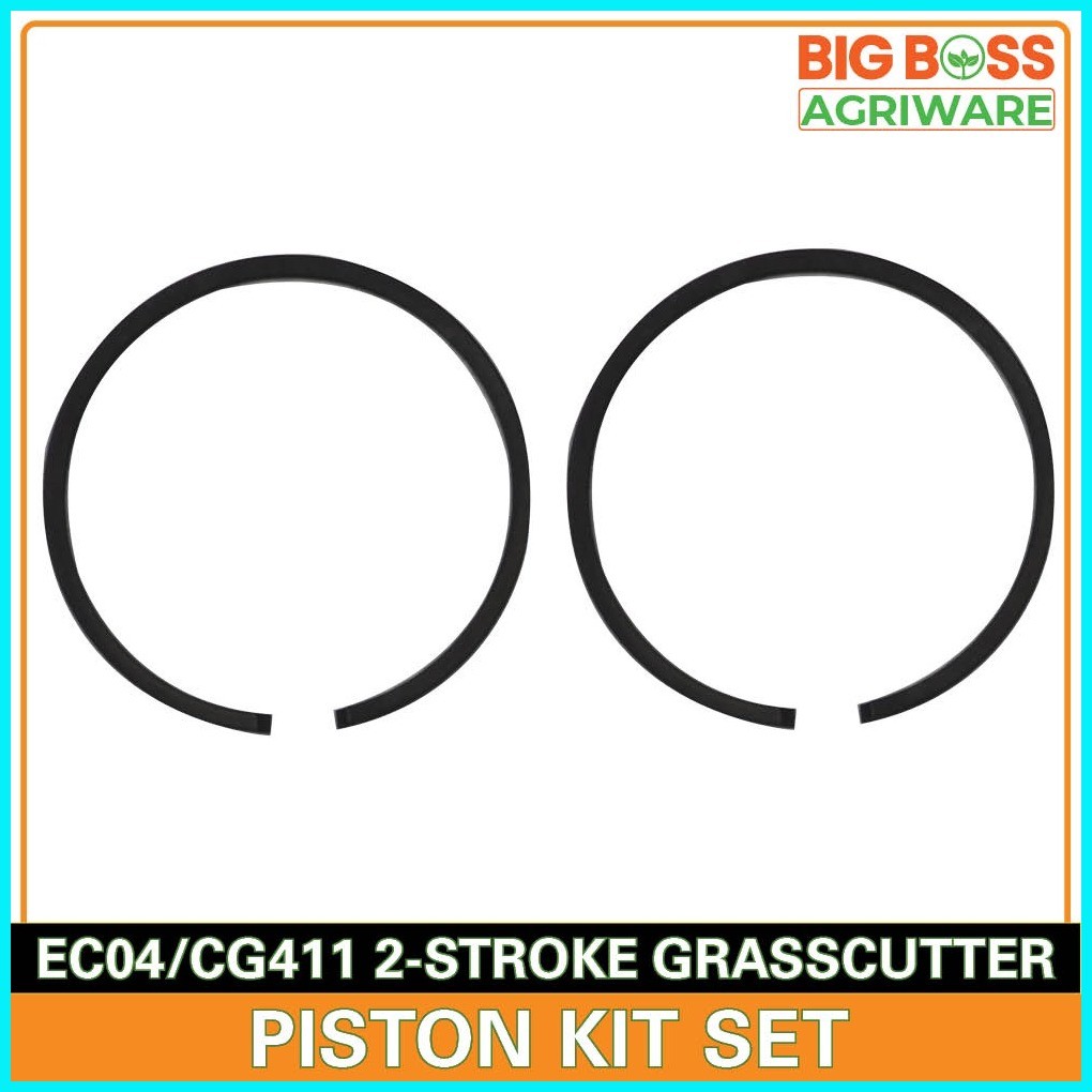 BBA Piston, Ring & Pin Set for EC04, BC411, BG411, CG411 2 Stroke Grass ...