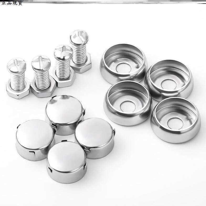 New Traffic Regulations Modification License Plate Clip Cap Decoration ...