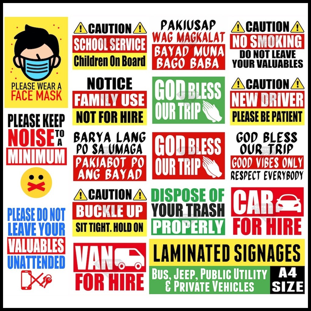 Laminated Sign Boards 3 SCHOOL OFFICE STORE - A4 FaceMasks Sanitize ...