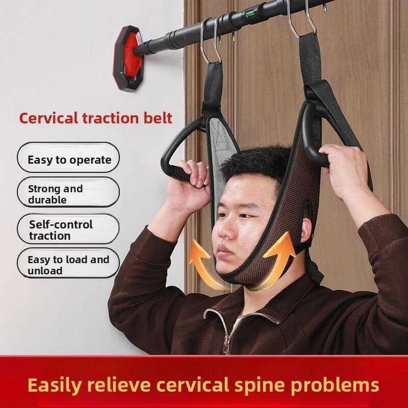 Adjustable Neck Stretcher - Ergonomic Head Harness with Counterweight ...