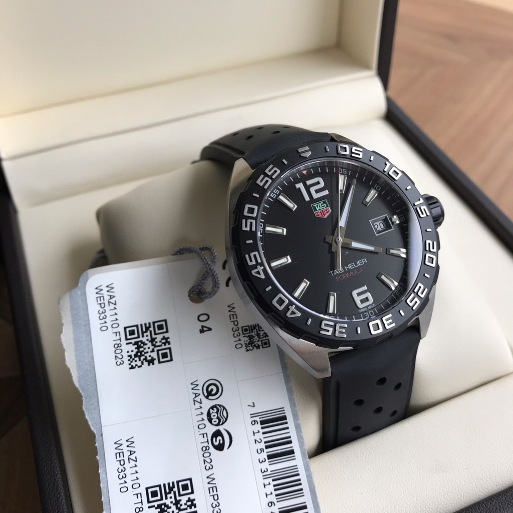 Tag Heuer F1 43MM F47 Fashion Charm and Energetic Design Black Dial Men ...