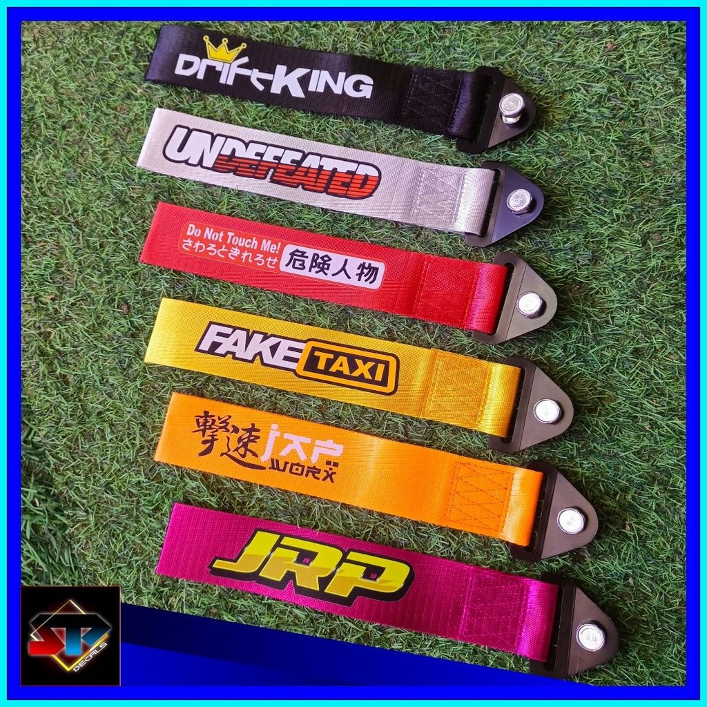 Motorcycle Tow Strap or Car Tow Strap Car tow rope trailer with tow ...