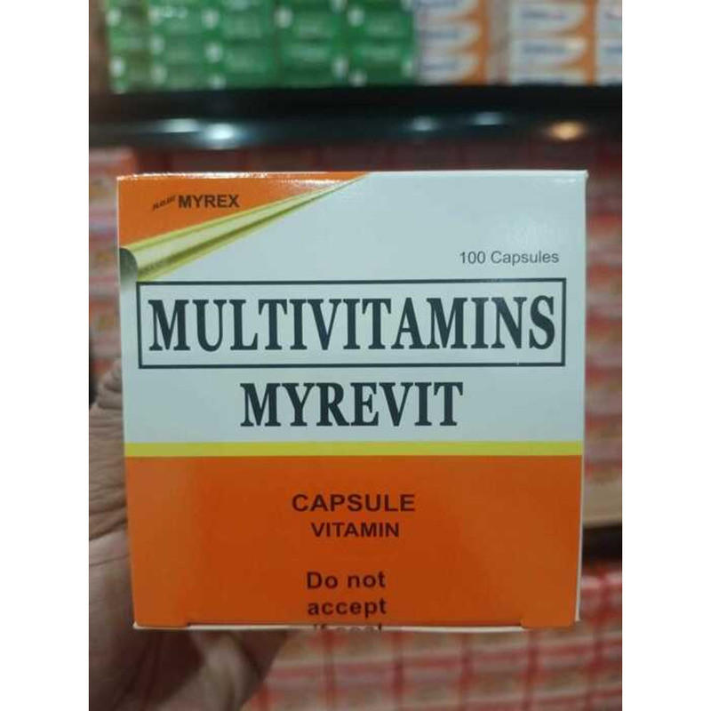 MYREVIT Multivitamins 100'S Capsule E50 D3e | Shopee Philippines