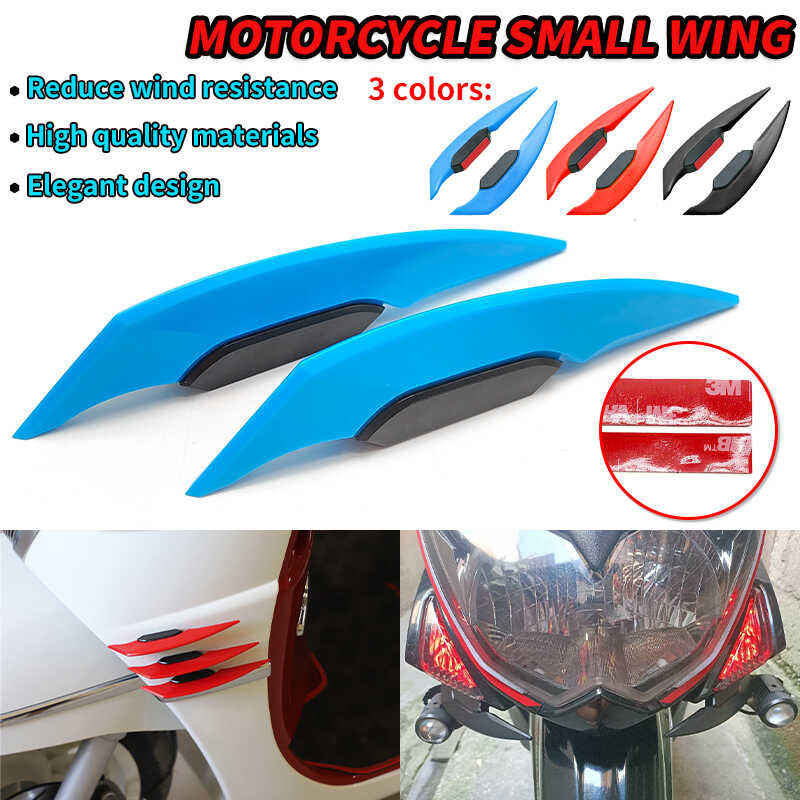 Pinph 2024 COD 1 pares Motorcycle Winglets Aerodynamic Wing Universal ...