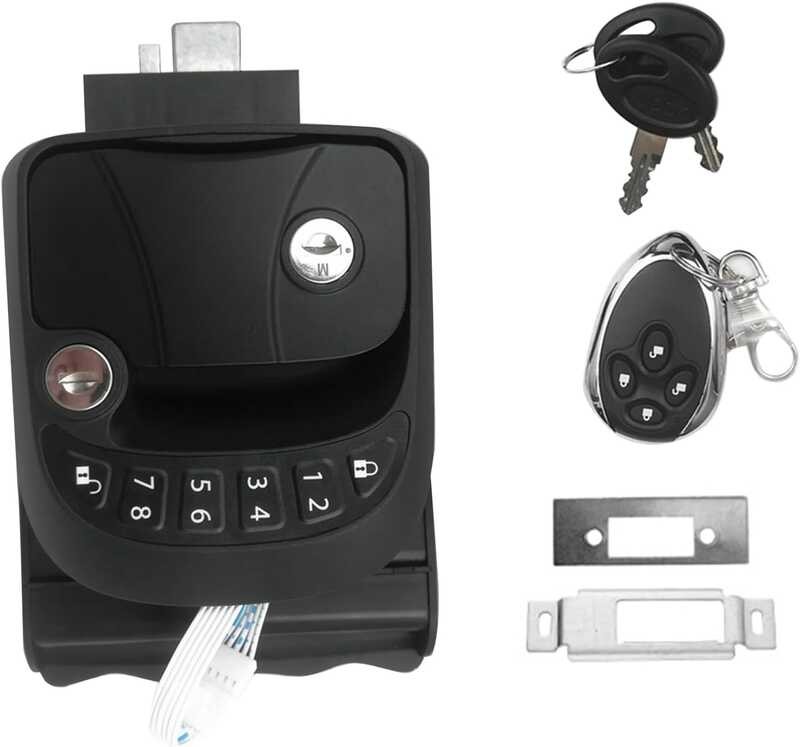 Fastec White Leonardo RV / Camper Trailer Entry Door Lock Latch - Foto 11