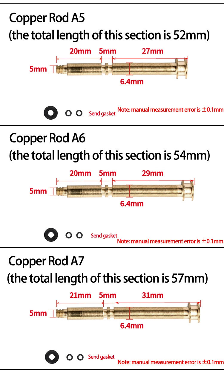 Water Leakage Repair Parts for Shower Faucet Lower Outlet Water