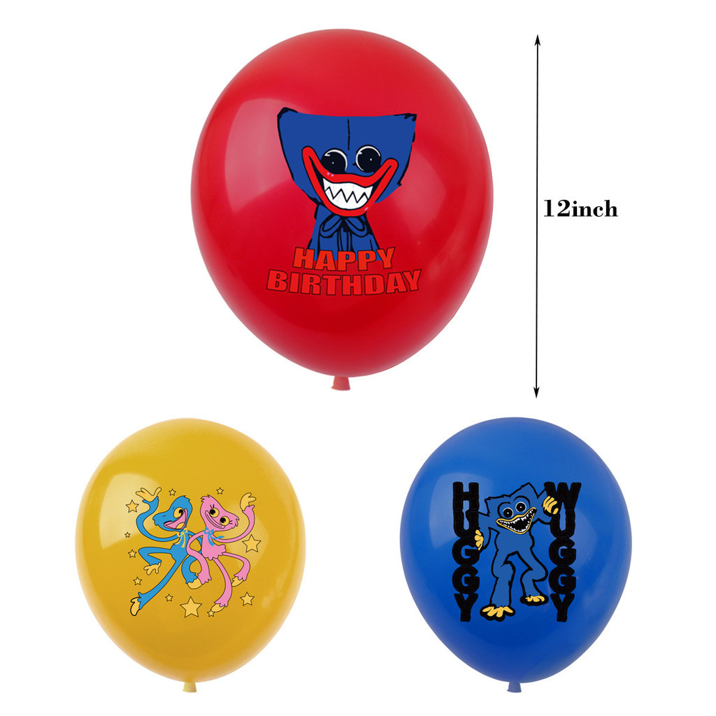 Poppy Playtime Theme Children's Party Cartoon Color Digital Aluminum