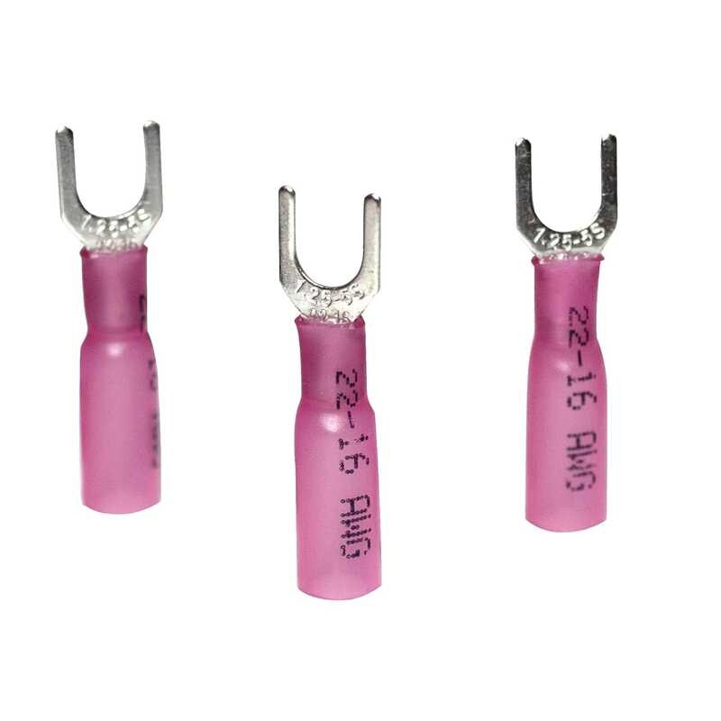 PCS XUGERIP 100 Heat Shrink 10, UType Spade Wire Connectors Kit