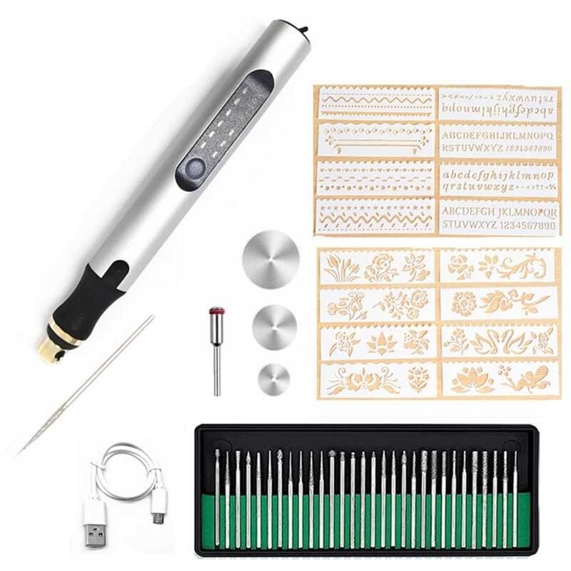 Electric 449 Engraving Set Micro-Engraver Etching Pen DIY Rotary Tool ...