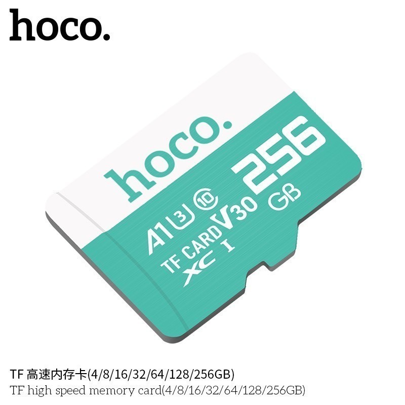 HOCO TF Card/Micro SD Memory Class 10 Capacity 128Gb Video Vice 4K ...
