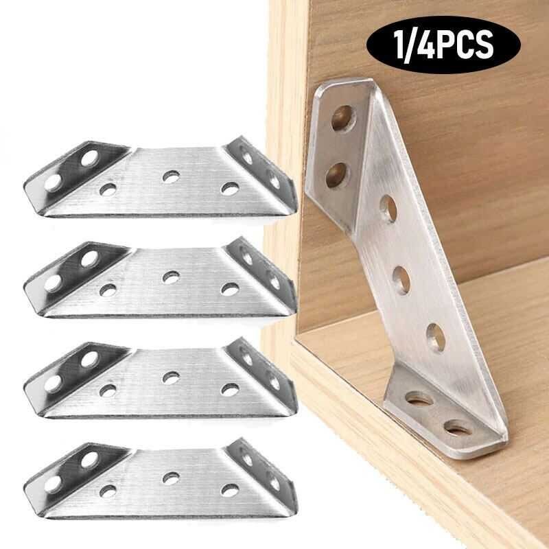 1Pcs Universal Furniture Corner Connector Angle Triangle Support Frame ...
