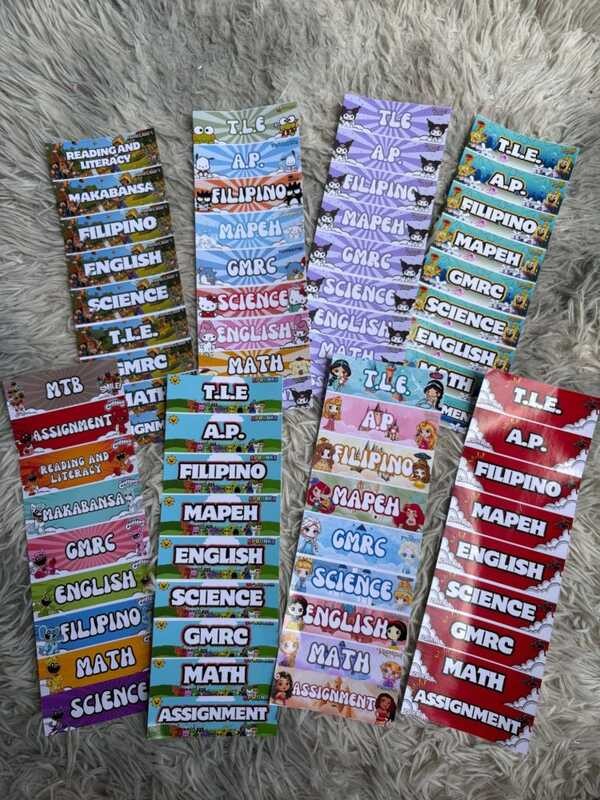 Subject Label Stickers 