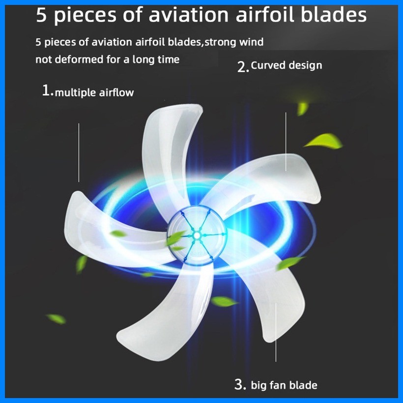 ۞ electric fan 16 inch floor fan intelligent remote control 8speed