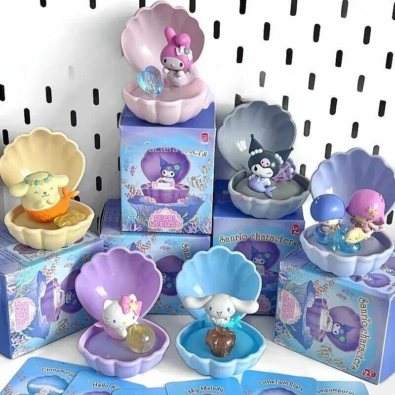 Family Sanrio Mermaid Shell Series Bd Box Hello Kitty Kuromi ...