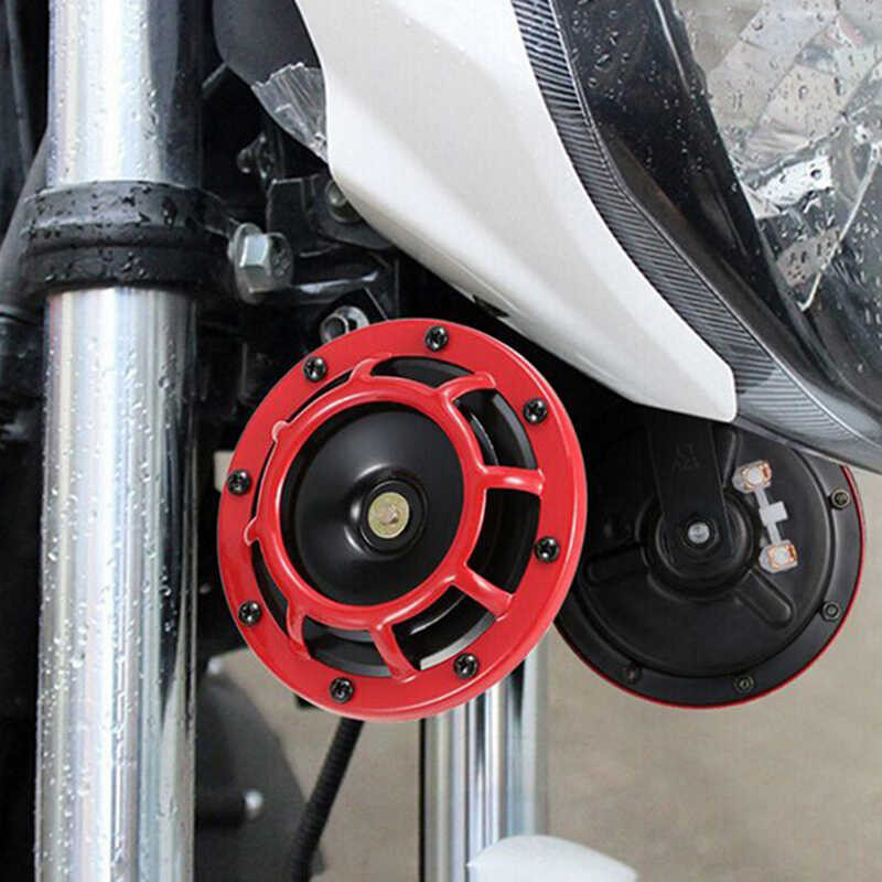 2Pcs 115DB Super Loud Compact Electric Blast Tone Car Horn Air - Foto 4