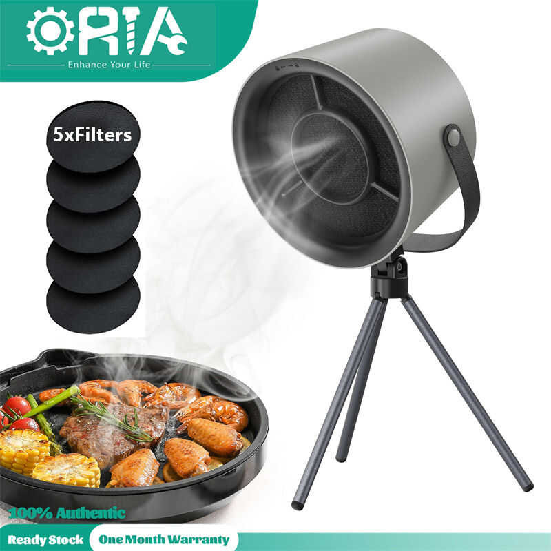Portable ORIA Range Hood Kitchen Exhaust Fan Desktop Range Hood For ...