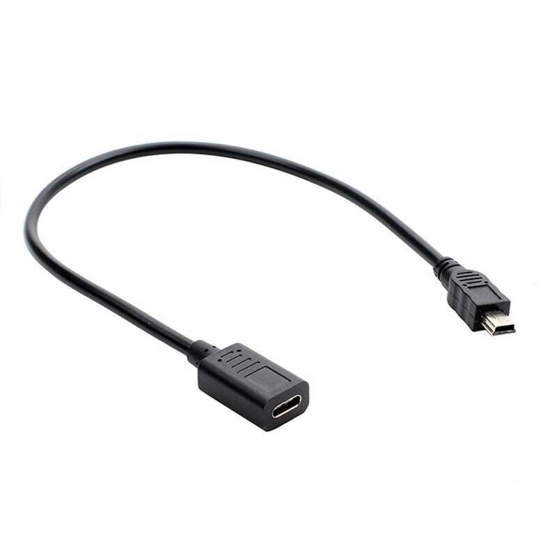 Type C Female To Mini USB Male Converter Cable - Flat Head D71 | Shopee ...