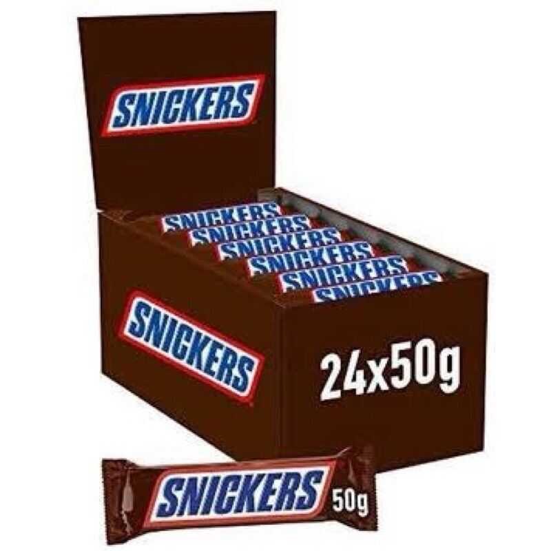 1 Box Snickers 50G X 24Pcs 756 | Shopee Philippines