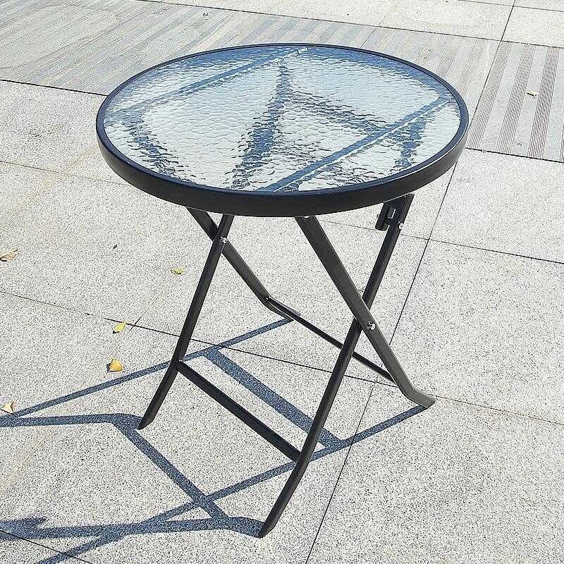Winda Outdoor Folding Table Balcony Coffee Iron Art Stall Portable Tea ...