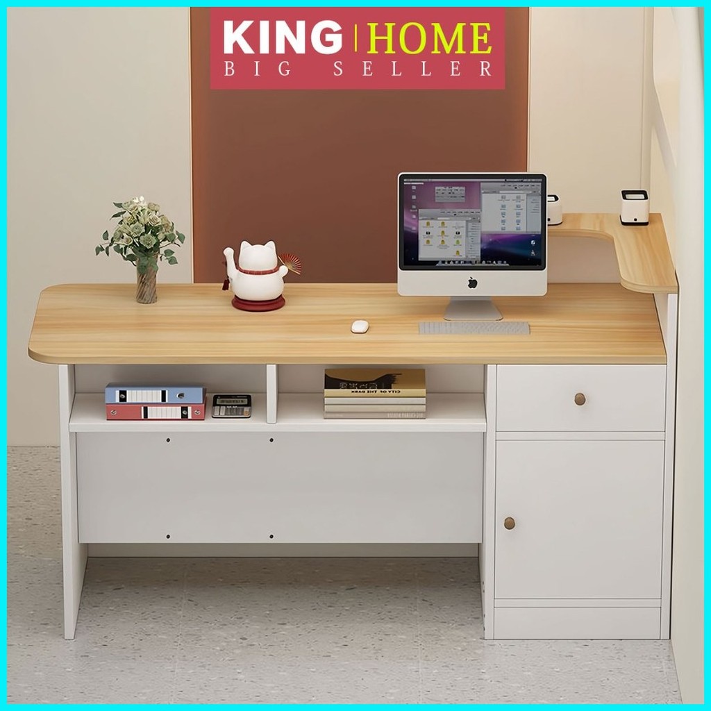KING HOME Bar counter, modern cash register, front desk, reception desk ...