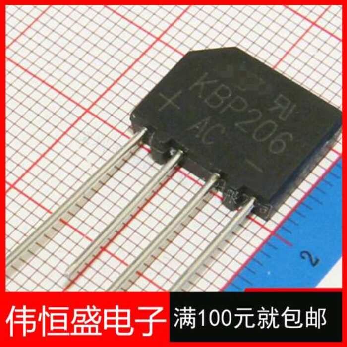 2A Single Phase KBP206G Bridge Rectifier, Full Wave at ₹ 25/piece in Mumbai