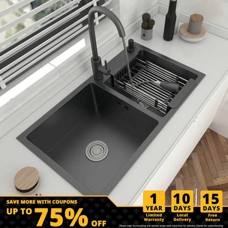 Kitchen Sink Stainless Steel Lababo Sa Faucet Single Double tub ...