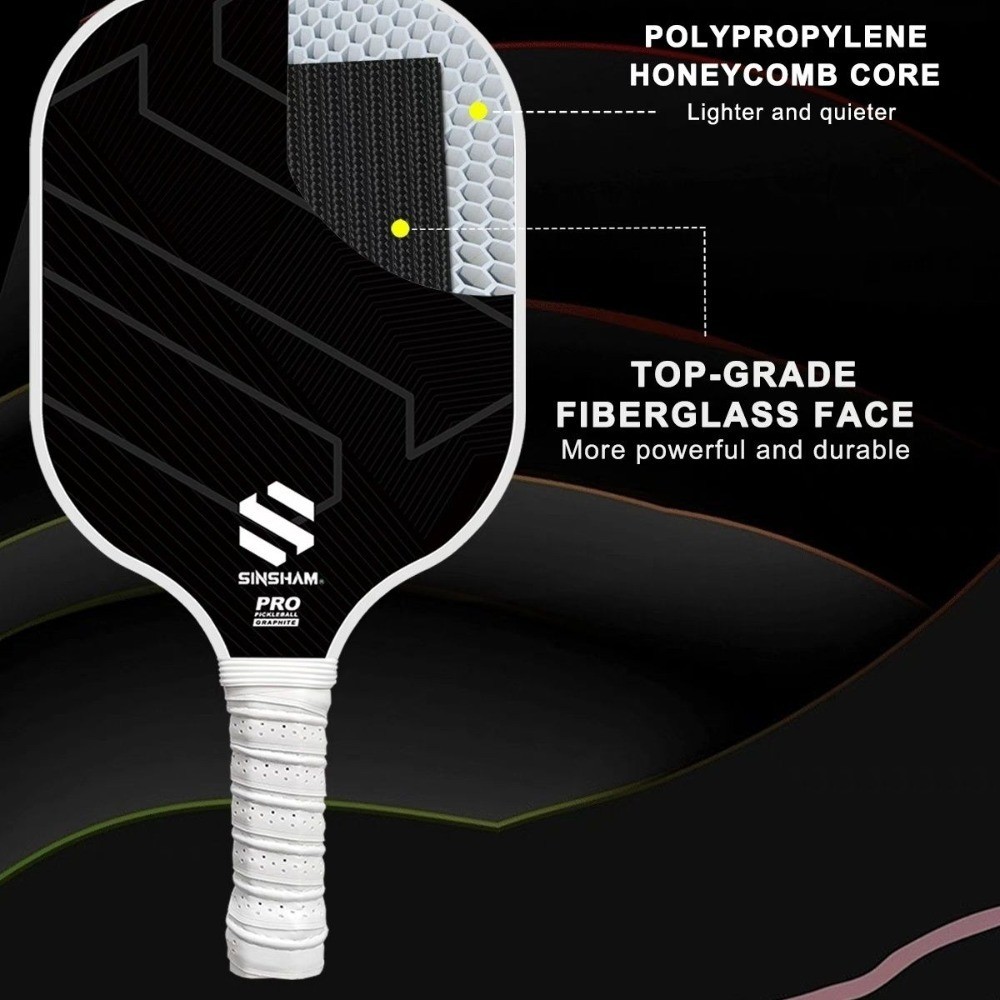 Professional 16mm Pickleball Paddles T700 Carbon Fiber Hot Pressing ...