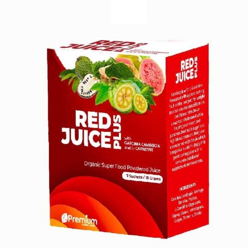COD Red Plus Organic Powdered Slimming Juice Promotes Weight Loss