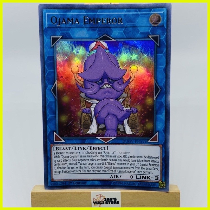 Yu-Gi-Oh! Ojama Emperor (Ultra Rare-DUOV) | Shopee Philippines