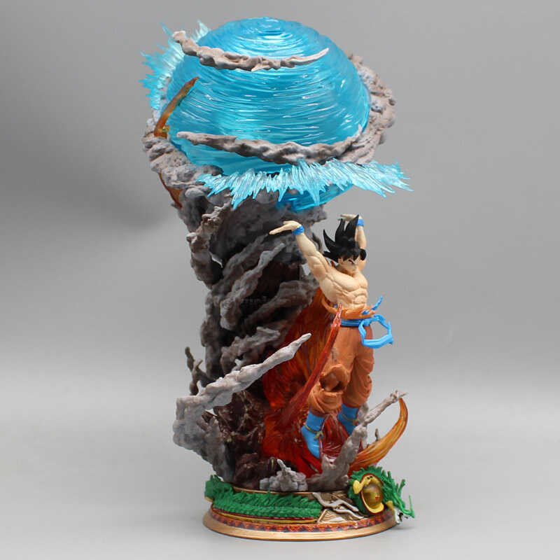 6 25Cm Dragon Ball Spirit Bomb Son Goku Anime Figures Super Saiya ...