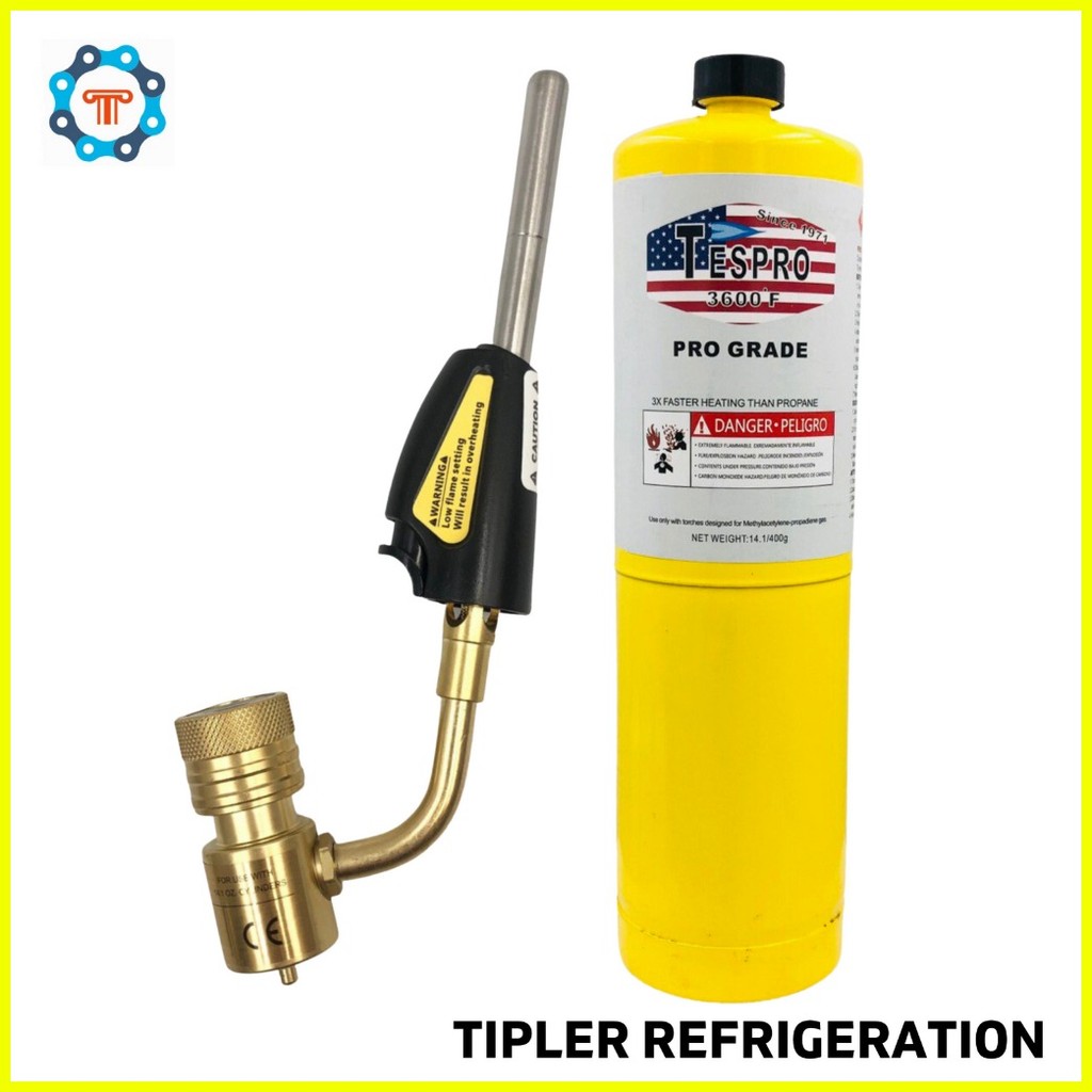 Hand Torch with Igniter and Mapp gas (16oz) | Shopee Philippines