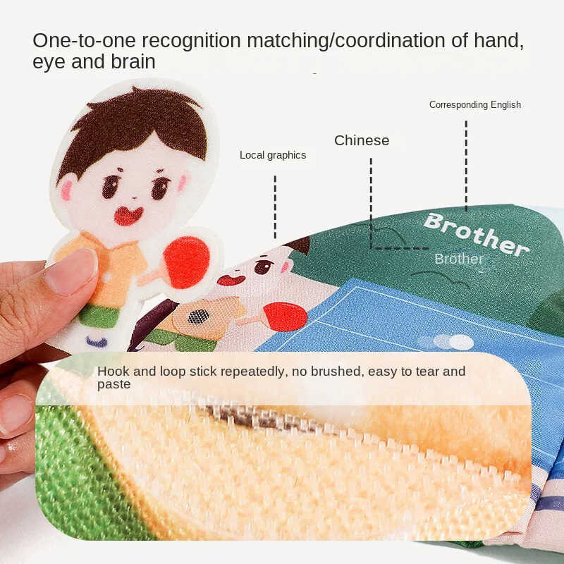 Fabric Book Montessori Baby Boo 0 12 Months Learning Early Educational ...