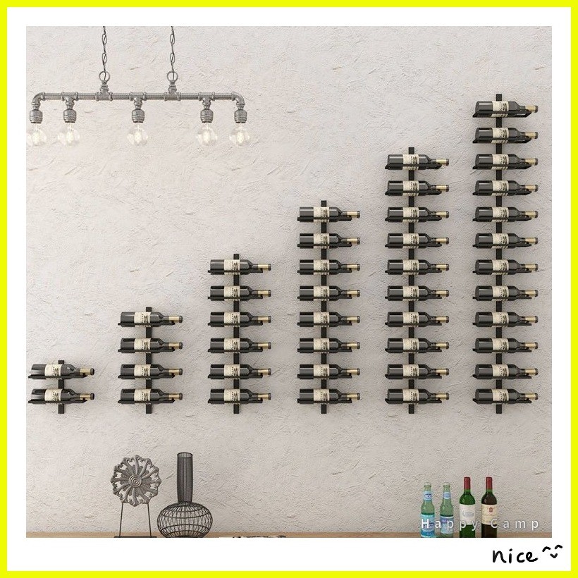 ⭐ ⚾︎ European style wall hanging wine rack simple modern wine rack ...