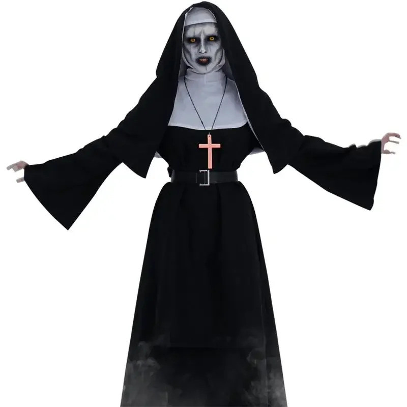 § Horror Films Cross Ghost Conjuring Women Halloween The Nun Cosplay ...