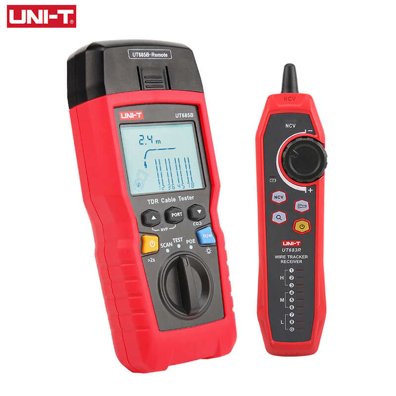 UNI ∮ T TDR Ut685b KIT Cable Tracker Lan Tester Rj45 Rj11 Detector ...