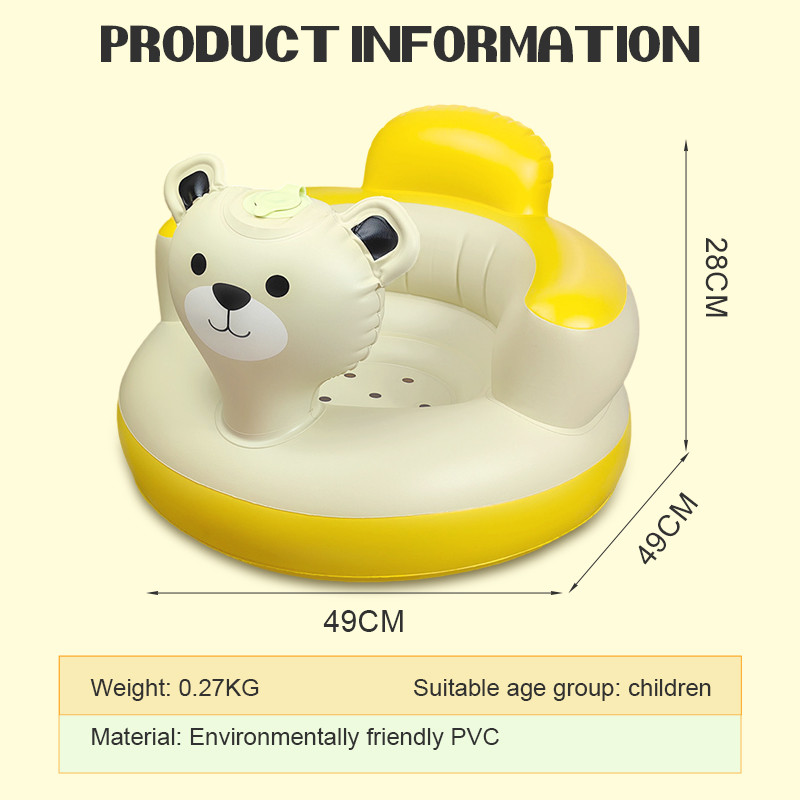 Multifunctional Cute Inflatable Sofa Baby Chair Seat Inflatable Baby ...