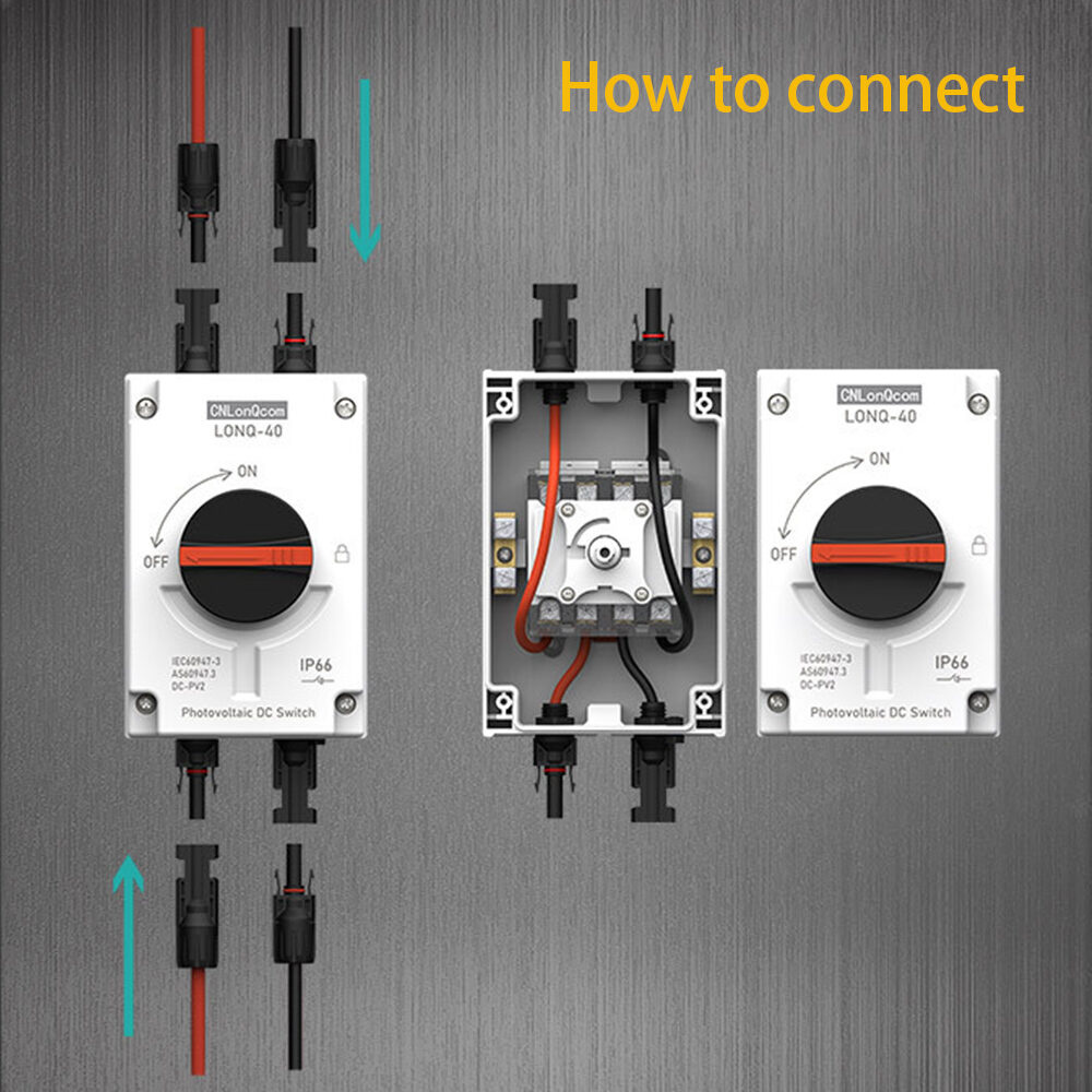 Photovoltaic Electrical Isolator Solar Switch PV Photovoltaic DC Switch ...