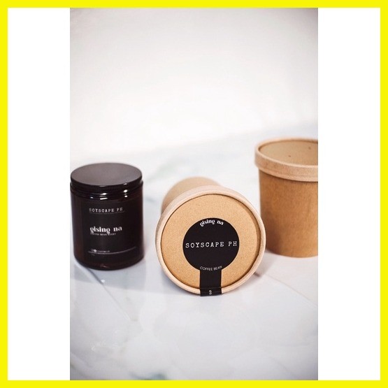 Soyscape PH Gising Na Soy Wax Candle 7oz (Coffee Bean) Shopee Philippines