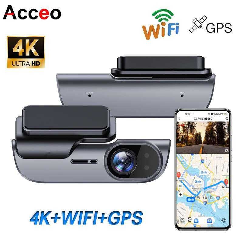 A ACCEO 4K Dash Camera UHD Recording Car DVR Night Vision Video ...