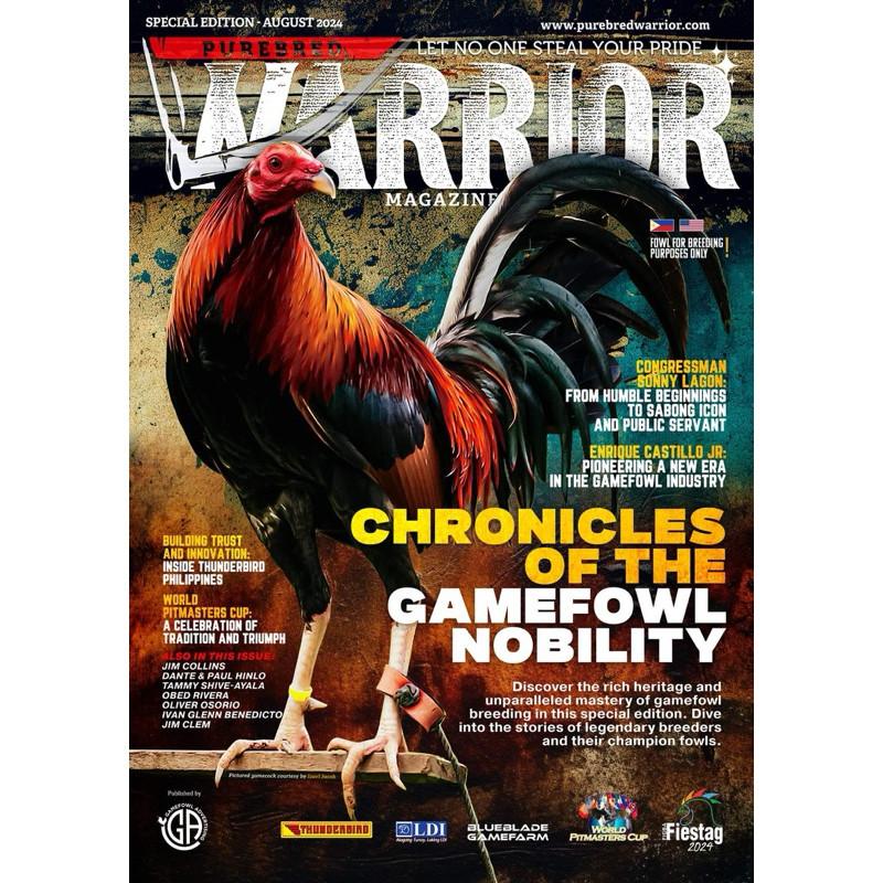 Purebred Warrior Magazine / Gamefowl Sabong Magazine 2024 | Shopee ...