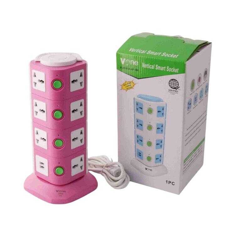 V-One Vertical Smart Socket Extension Cord Copper Wire 999 | Shopee ...